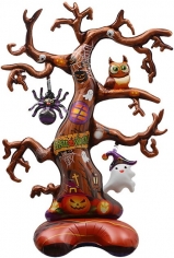 Шар Фигура на подставке, Дерево на Хэллоуин (в упаковке)