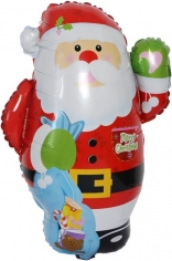 Шар Фигура, Дед Мороз с подарками (в упаковке)