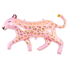 Шар Фигура Леопард Розовый / Pink (в упаковке)