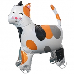 Шар Фигура AIR Каталка Котик (в упаковке)