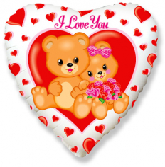 Шар Сердце, Влюблённые медвежата / Love sweet Bears