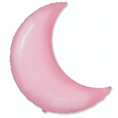 Шар фигура, Полумесяц, Розовый / Crescent Moon  