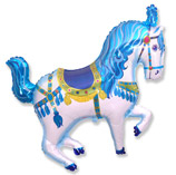Шар Мини-фигура Цирковая лошадь, Синяя / Horse Circus (в упаковке)